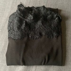 Luna Rae black lace top